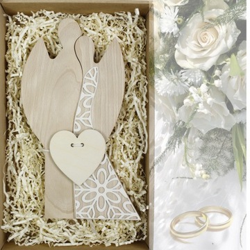 СВАДЕБНЫЙ ПОДАРОК ​​СПАСИБО РОДИТЕЛЯМ НАБОР С ДЕКОРАТИВНОЙ КОРОБКОЙ