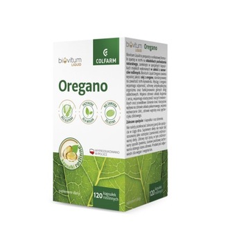 Oregano 120 kapsułek COLFARM Biovitum Liquid