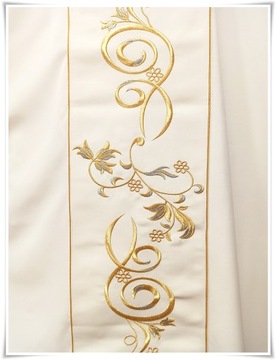 Литургическая готическая chasuble ecru kor/202/05