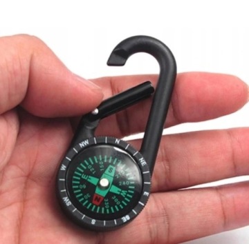 DOMINATOR KARABIŃCZYK KOMPAS SURVIVAL BRELOK METAL