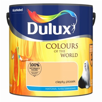 DULUX KOLORY ŚWIATA 2,5L - Ciepły piasek