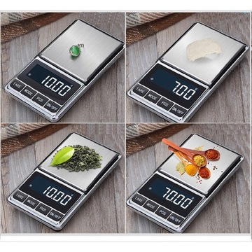 Вес 500 г 0,01 г электронный карман маленький + наклейка