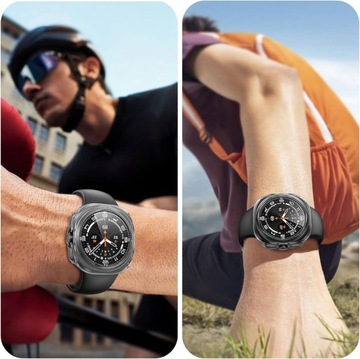 ETUI +SZKŁO 2w1 Defense Case Ochrona 360 do Samsung Galaxy Watch Ultra 47mm