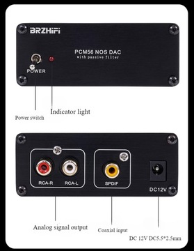 Цифро-аналоговый декодер PCM56 audio DAC, автономный аппарат