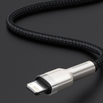 Baseus Cafule USB кабель для iPhone 2.4A 1м Белый