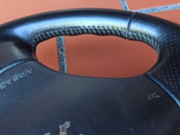 PEUGEOT 206 Lift 307 кожаный руль 2001-2008 ОЧЕНЬ КРАСИВЫЙ ОРИГИНАЛ