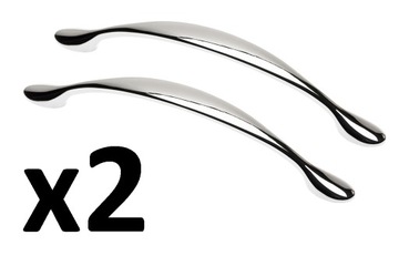 2x UCHWYT MEBLOWY RĄCZKA GTV CAMAIO U006 CHROM