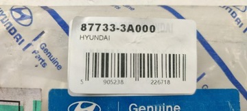 LIŠTA DVEŘNÍ LEVÝ ZADNÍ NOVÁ ORIGINÁLNÍ HYUNDAI TRAJET 99-08 87733-3A000