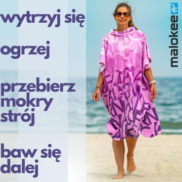 Пончо для моржа, капюшон из микрофибры для моржа.