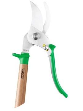 Зеленые секаторы Opinel для садовника