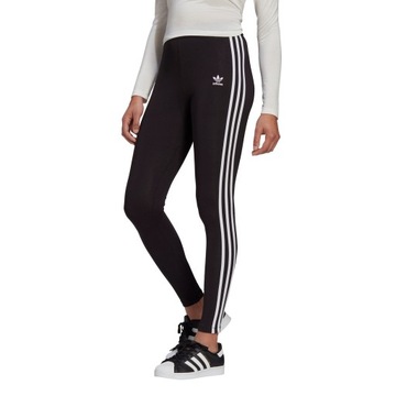 Legginsy ADIDAS 3 STRIPES Czarny - 34