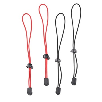 Кабельные стяжки BUNGEE CORD черные, 8 шт.
