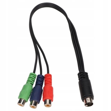 Kabel MINI DIN 9 Pin na 3 RCA MINI DIN 9 Pin