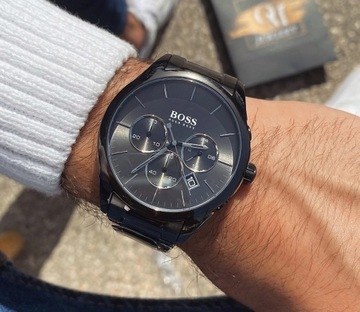 NOWY ZEGAREK MĘSKI HUGO BOSS 1513365 BLACK ONYX