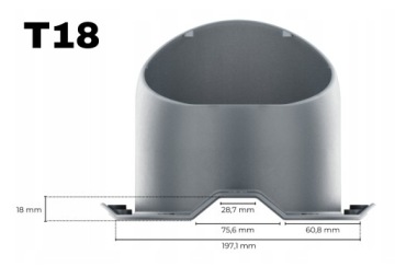 Изолированный вентиляционный дымоход HiVent fi150 АНТРАЦИТ 7016 металлочерепица