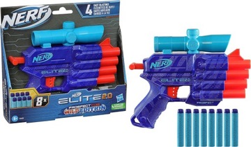 NERF ELITE 2.0 PROSPECT QS-4 WILD EDITION ПИСТОЛЕТ +МИШЕНИ +ЛЕНТА +СТРЕЛЫ