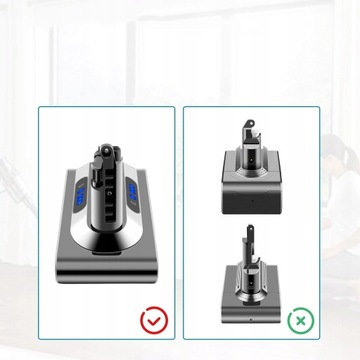 ЗАМЕНА АККУМУЛЯТОРА SV12 ДЛЯ АККУМУЛЯТОРА DYSON V10 4500 мАч