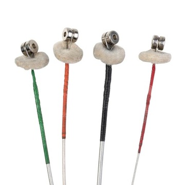 Двойные струны для электробаса, струнные басовые наконечники, шариковые струны, белый opper C