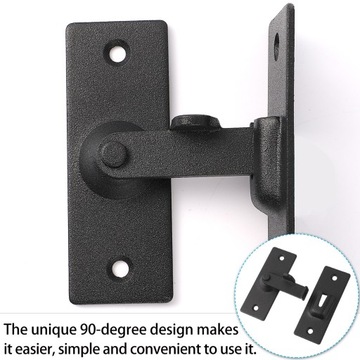 Zamek nocny ze stali nierdzewnej Zatrzask drzwiowy 90 stopni B
