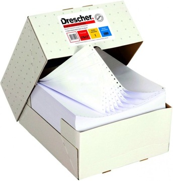 Офсетная бумага для матричного принтера шириной 210 ​​мм.