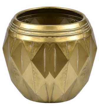 DONICA OSŁONKA METALOWA ZŁOTA NA KWIATY DIAMENT S