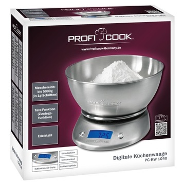 ЭЛЕКТРОННЫЕ КУХОННЫЕ ВЕСЫ С PROFICOOK PC-KW BOWL