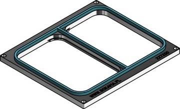 Matryca ramka forma zgrzewarka tacek BOKAMA 227200