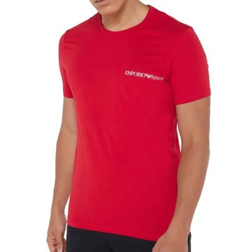 Emporio Armani t-shirt koszulka męska czerwona i czarna 2-pack L