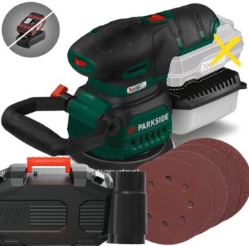 АККУМУЛЯТОРНАЯ ЭКСЦЕНТРИЧЕСКАЯ ШЛИФОВАЛЬНАЯ МАШИНА PARKSIDE