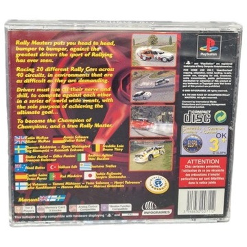 Игра RALLY MASTERS Sony PlayStation (PSX PS1 PS2 PS3)