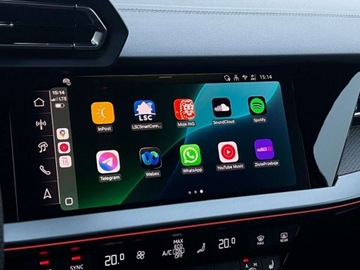 Audi A3 8Y 2024 Audi S3 Limousine 333KM Matrix Panorama Head-up Elektryczne fotele, zdjęcie 35