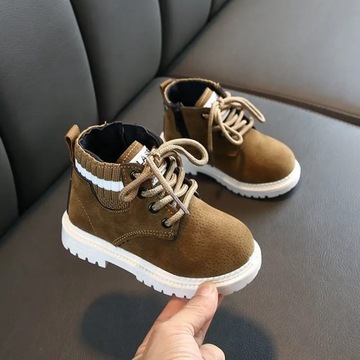 26 (wkładka 15,5 cm) 20074 Brownfall Winter Modern Boots Streetwear Boy Sne