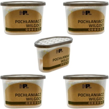 POCHŁANIACZ WILGOCI 230G x5 OSUSZACZY POWIETRZA ZAPACHOWY ODŚWIEŻAJĄCY