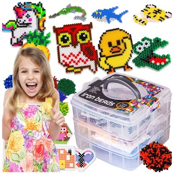 МЕГА НАБОР 6000 ГЛАДИЛЬНЫХ БУСИН ДЛЯ ГЛАЖКИ XXL ТВОРЧЕСКИЙ ПОДАРОК