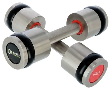 Hantle Hantelki Ciężarki Do Ćwiczeń Fitness 2x6 kg