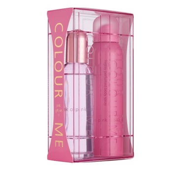 COLOUR ME 100ml EDP/150ml Body Spray Gift Set FEMME PINK