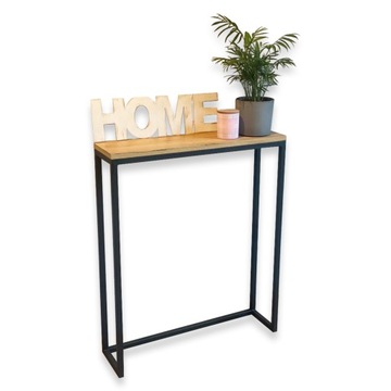 konsolka, toaletka INDUSTRIALNA LOFT 68x18x82 DĄB