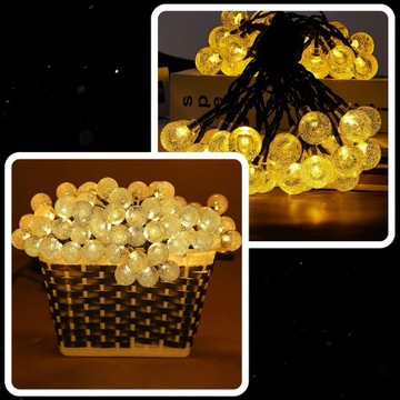 ДЕКОРАТИВНАЯ САДОВАЯ ГИРЛЯНДА НА ТЕРРАСЕ С USB ДЛЯ САДА, 40 ШТ, ПОДСВЕТКА