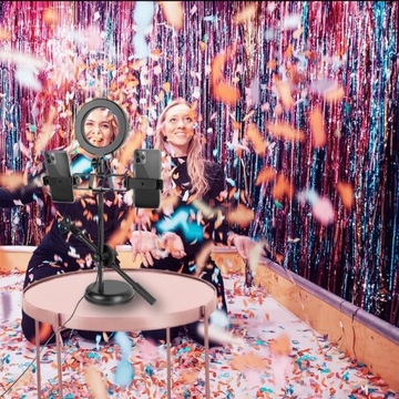 КОЛЬЦОВАЯ СВЕТОДИОДНАЯ USB КОЛЬЦОВАЯ ЛАМПА + ШТАТИВ 185см