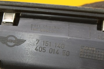 ХРОМИРОВАННАЯ ПОЛОСКА ЗАДНЯЯ КЛАПАНКА MINI ONE R56 7151140 40501450
