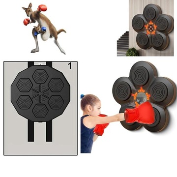 ТРЕНИРОВОЧНЫЙ БОКСЕРСКИЙ ЩИТ МУЗЫКАЛЬНЫЙ БОКСЕРСКИЙ МАШИНА BLUETOOTH ДЛЯ НАСТЕННОГО КОМПЛЕКТА