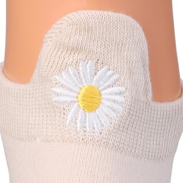 3x Ponožky Dámske Členkové Ponožky Bavlnené s výšivkou Roztomilé MORAJ 38-41