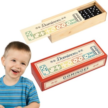 REX LONDON Gra domino drewniane dla dzieci