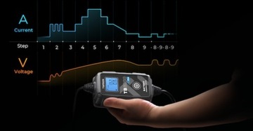 ТЕСТЕР АККУМУЛЯТОРА + ВЫПРЯМИТЕЛЬ 2в1 TOPDON TB6000PRO
