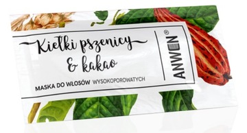 ANWEN MASKA KIEŁKI PSZENICY I KAKAO 10ML SASZETKA 01.2025