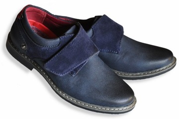 Мокасины SALVI Sleek деловые, темно-синие, размер 29