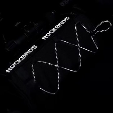 TORBA SAKWA rowerowa na kierownicę PASKIEM SZTYWNA 1,5l RockBross (ZR32)