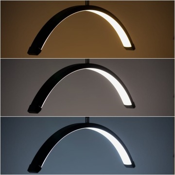 КОСМЕТИЧЕСКАЯ ЛАМПА ДЛЯ НАРАЩИВАНИЯ РЕСНИЦ И ТАТУАЦИИ ARC LED 36Вт торшер ЧЕРНЫЙ