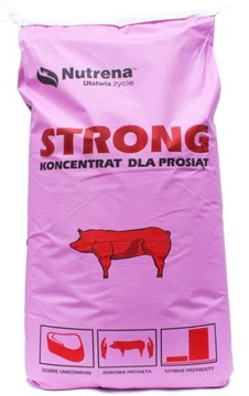 Koncentrat NUTRENA STRONG dla prosiąt świń 25kg
