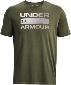 KOSZULKA MĘSKA UNDER ARMOUR BAWEŁNA KHAKI rozm. XL